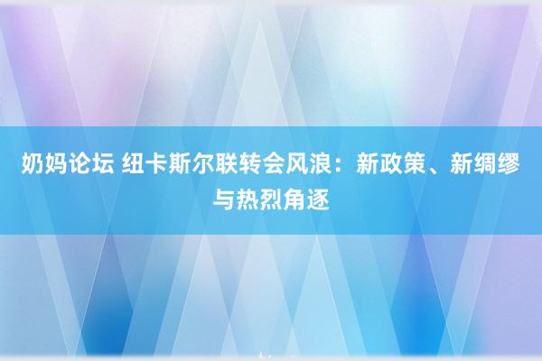 奶妈论坛 纽卡斯尔联转会风浪：新政策、新绸缪与热烈角逐