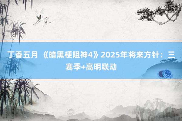 丁香五月 《暗黑梗阻神4》2025年将来方针：三赛季+高明联动